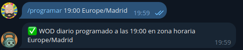 Bot programado